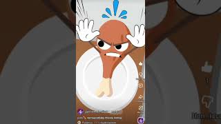 Oye, ¿qué estás haciendo? No estaba comiendo pollo con tenedor. #emojicatbaby #grokai