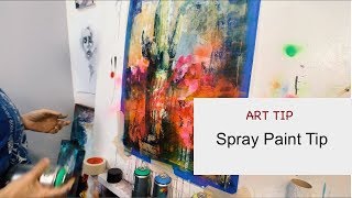 How to paint with fluorescent spray paint   Art Tip