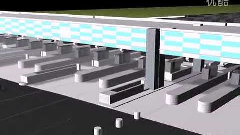 toll plaza surround simulation