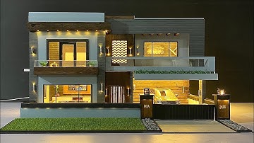 Making a Realistic Modern House Model |  Miniature Homes