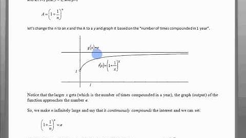 College Algebra - Section 5.3 - Video 3 - Compound Interest