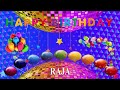 JOYEUX ANNIVERSAIRE RAJA Version Années 80 JOYEUX ANNIVERSAIRE RAJA Version Années 80