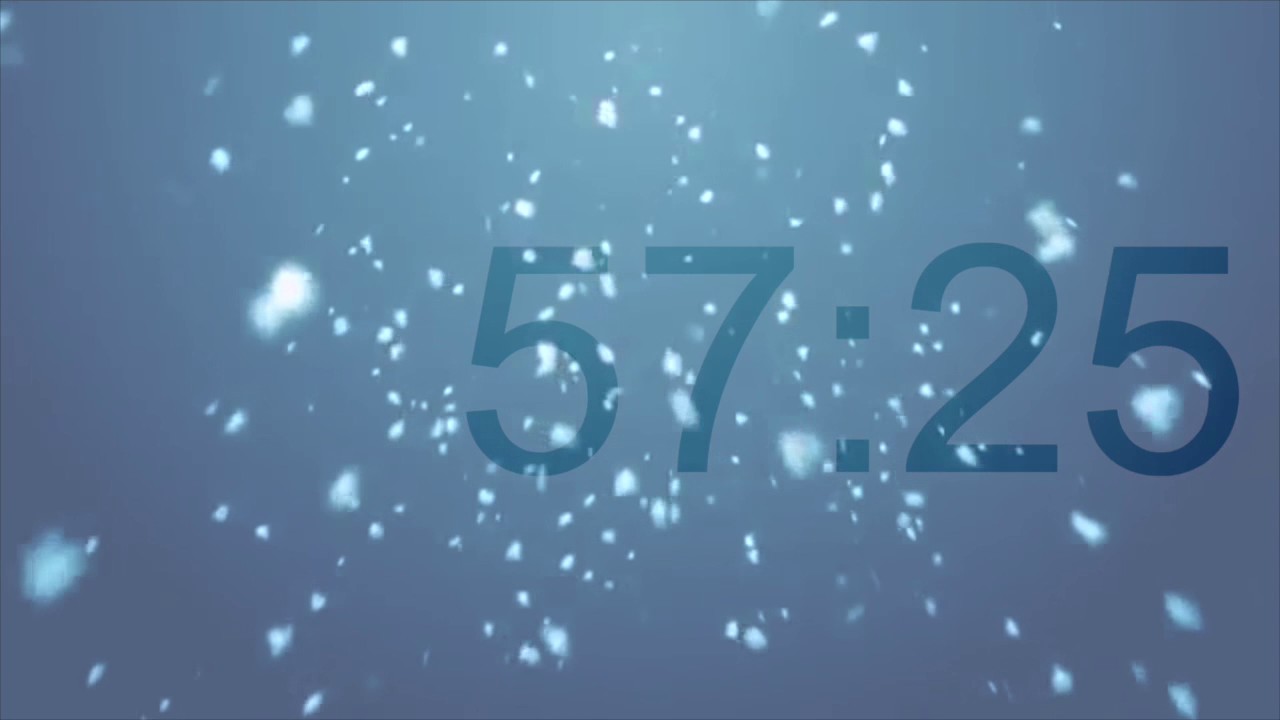 Beautiful Winter Timer 1 Hour 10 minute YouTube