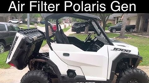 How to change the air filter on your Polaris general 1000 ￼