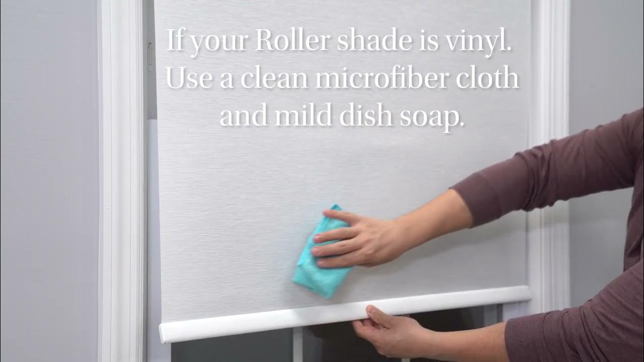 How To Clean Roller Shades A StepByStep Guide YouTube
