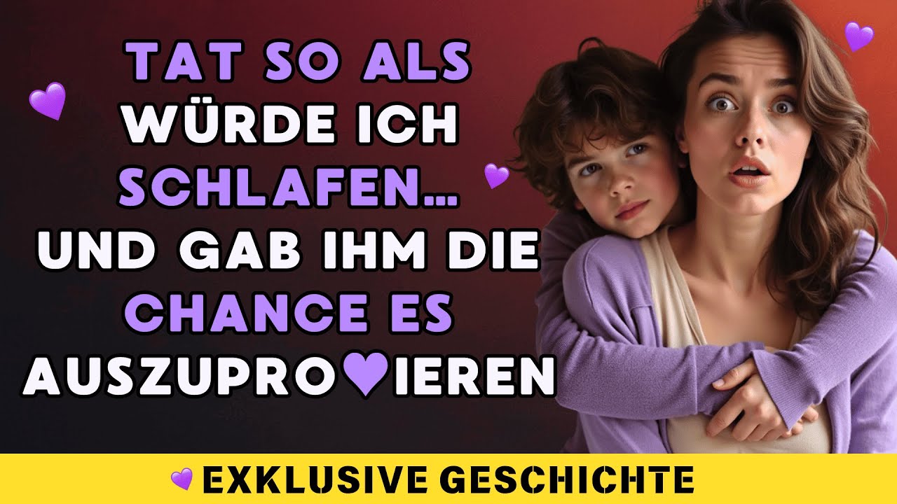 Ich ließ meinen Sohn ausprobieren, damit er sich besser fühlt