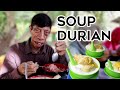 Soup durian mantul  keluarga manurung