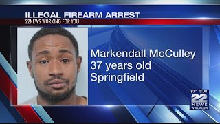 Springfield man arrested after traffic stop, loaded firearm seized