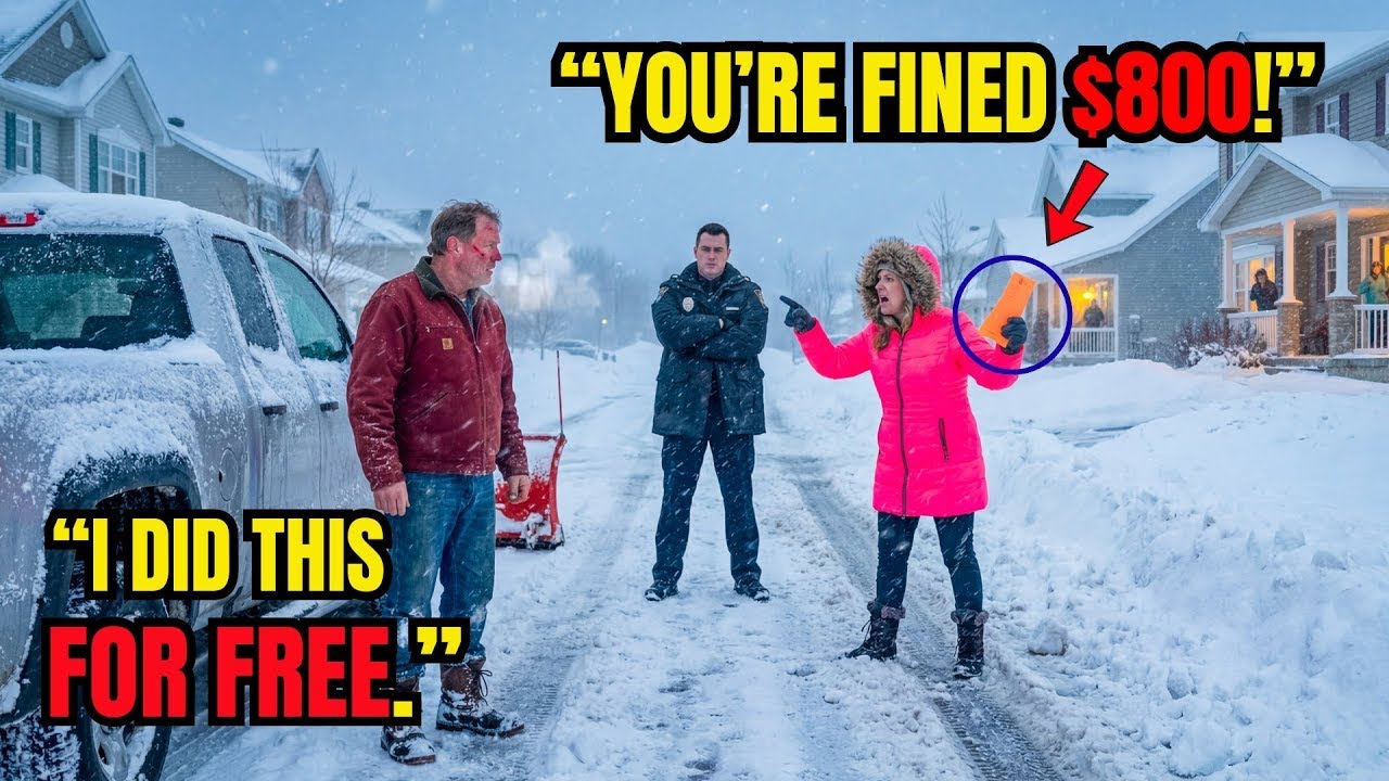 I Plowed Snow for Free During the Blizzard — HOA Tried To Fine Me $800 for It