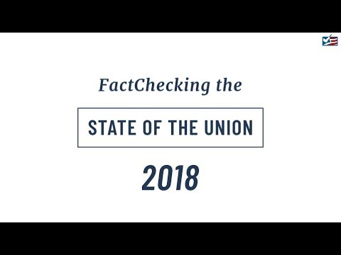 Fact-checking the 2018 State of the Union address