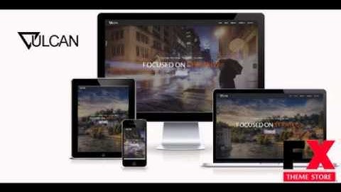 Preview Vulcan - Responsive HTML5 Template