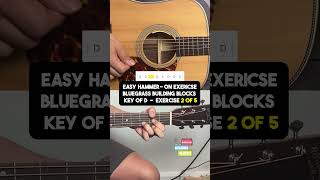 Easy Bluegrass Guitar Lick in Key of D Part 2 (Play Like Billy Strings)
