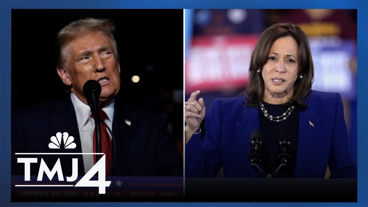 Harris and Trump make their final pitch to voters in Wisconsin - YouTube