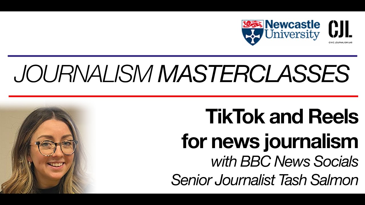 TikTok and Reels for News Journalism, with Tash Salmon of BBC News Socials