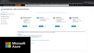 How to find the right load balancing service | Azure Portal Series