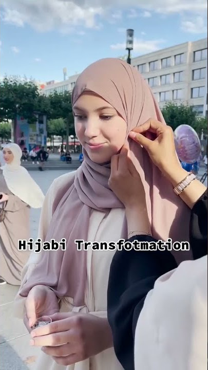 BAGAIMANA REAKSI ORANG BARAT PAKAI HIJAB?. #Shorts