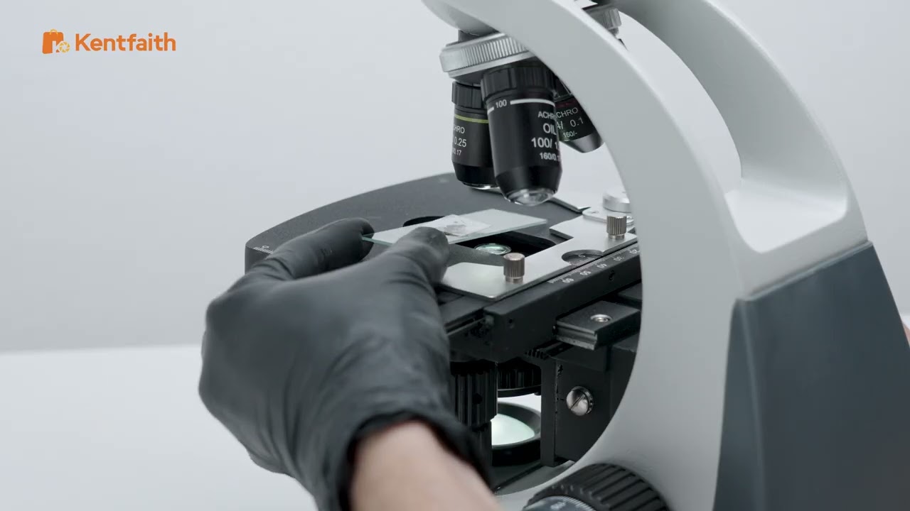 Kentfaith Compound Microscope w/ 9" Smart Screen 40x-1600x Magnification PC Connection for Lab, Pros
