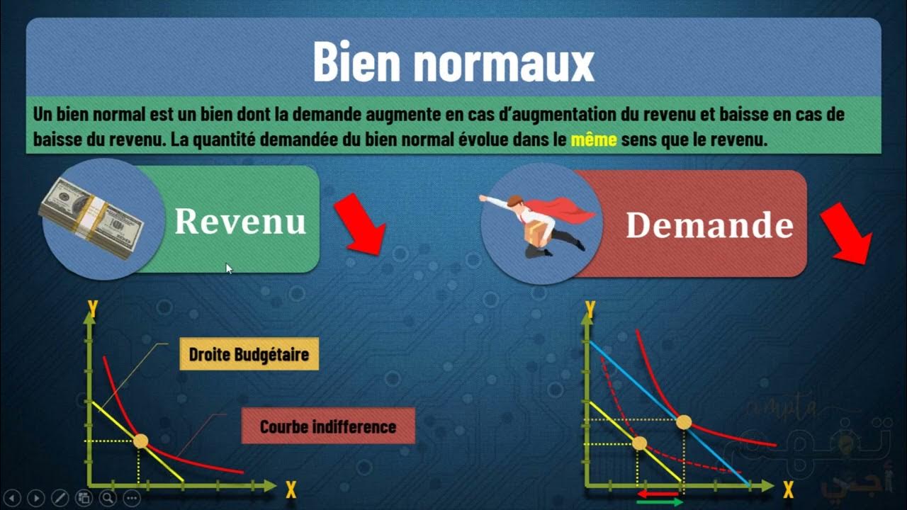 Les biens normaux et les biens inférieurs microéconomie S1 YouTube