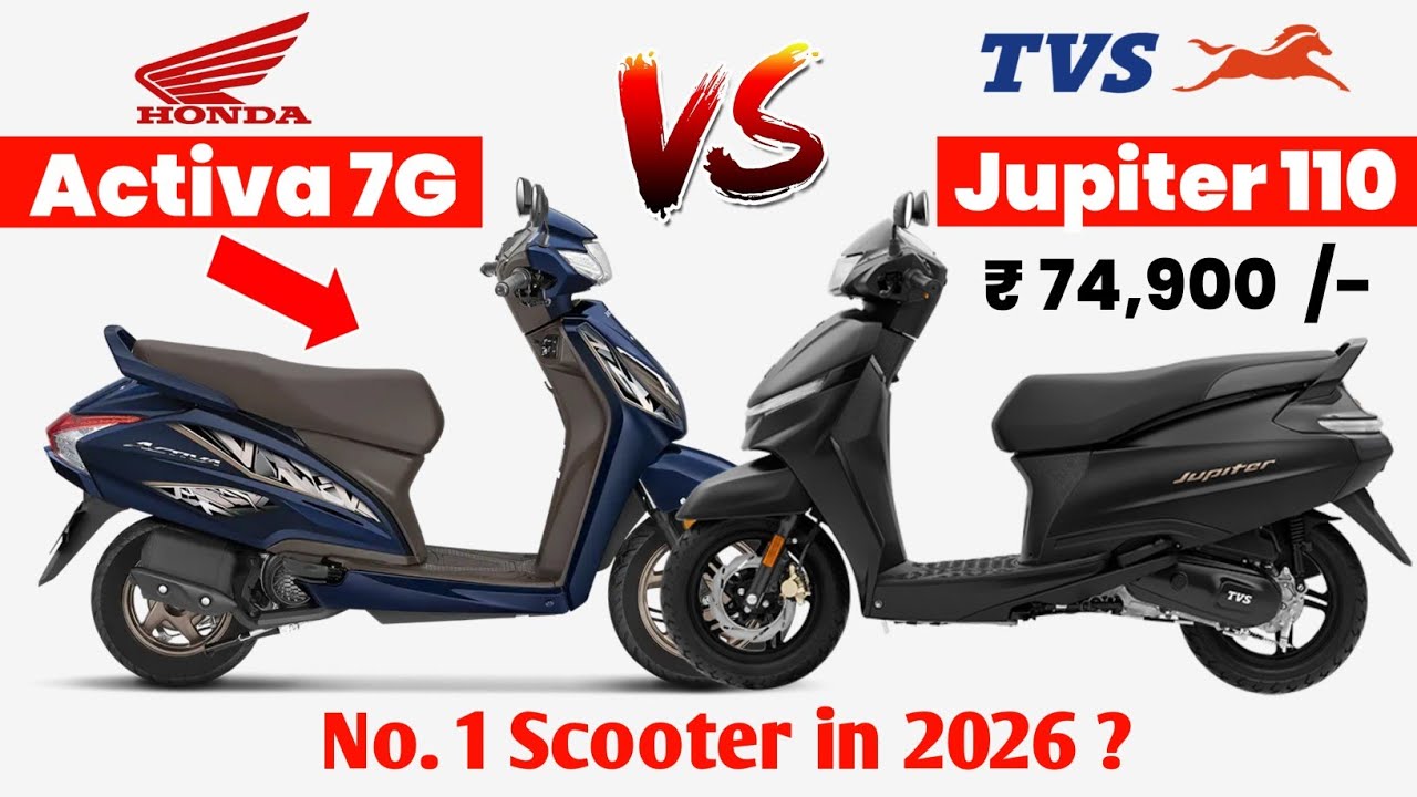 Holi Special 🔥Honda Activa 110 VS Tvs Jupiter 110 2026 Model| Which is Best? |Best Scooty in 110cc