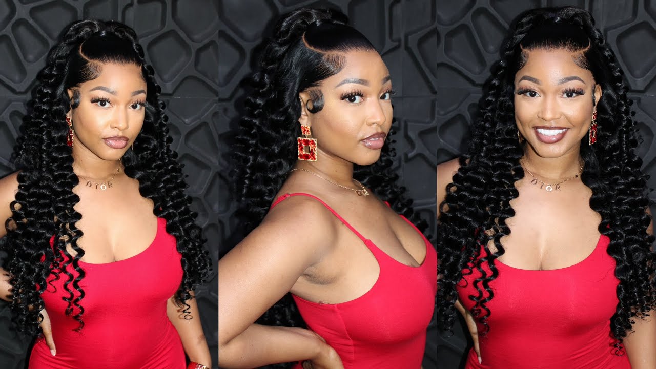 $199=30inch Body Wig??Half Up Half Down with Wand Curls Tutorial  | GEETA HAIR