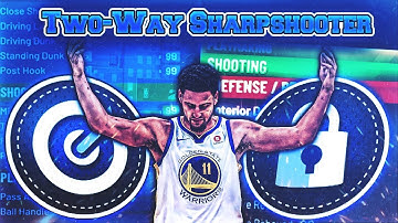 BEST TWO WAY SHARPSHOOTER BUILD ON NBA 2K20! RARE BUILD SERIES VOL. 12