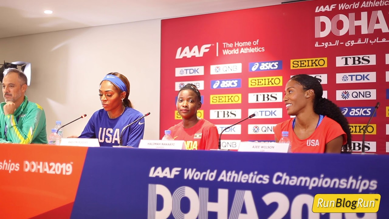 Doha WC 2019 - Women's 800m Final Press Conference