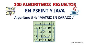 4 de 100 Algoritmos Resueltos en Pseint y Java