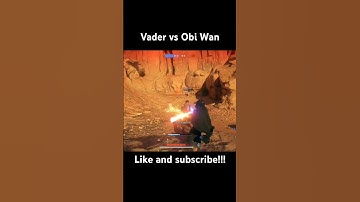 Vader vs Obi Wan #starwars #battlefront2 #game #combat #darthvader #vader #obiwankenobi #lightsaber