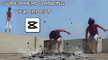 Super Hero Landing VFX Editing |mobile editing tutorial | easy capcut edit | ❤️‍🔥