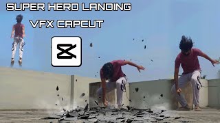 Super Hero Landing VFX Editing |mobile editing tutorial | easy capcut edit | ❤️‍🔥 screenshot 1