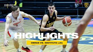 Obras vs Instituto / Juego 5 / Playoffs La Liga Nacional 2025-26 / Highlights