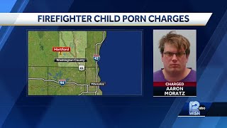 Volunteer firefighter arrested on child pornography charges