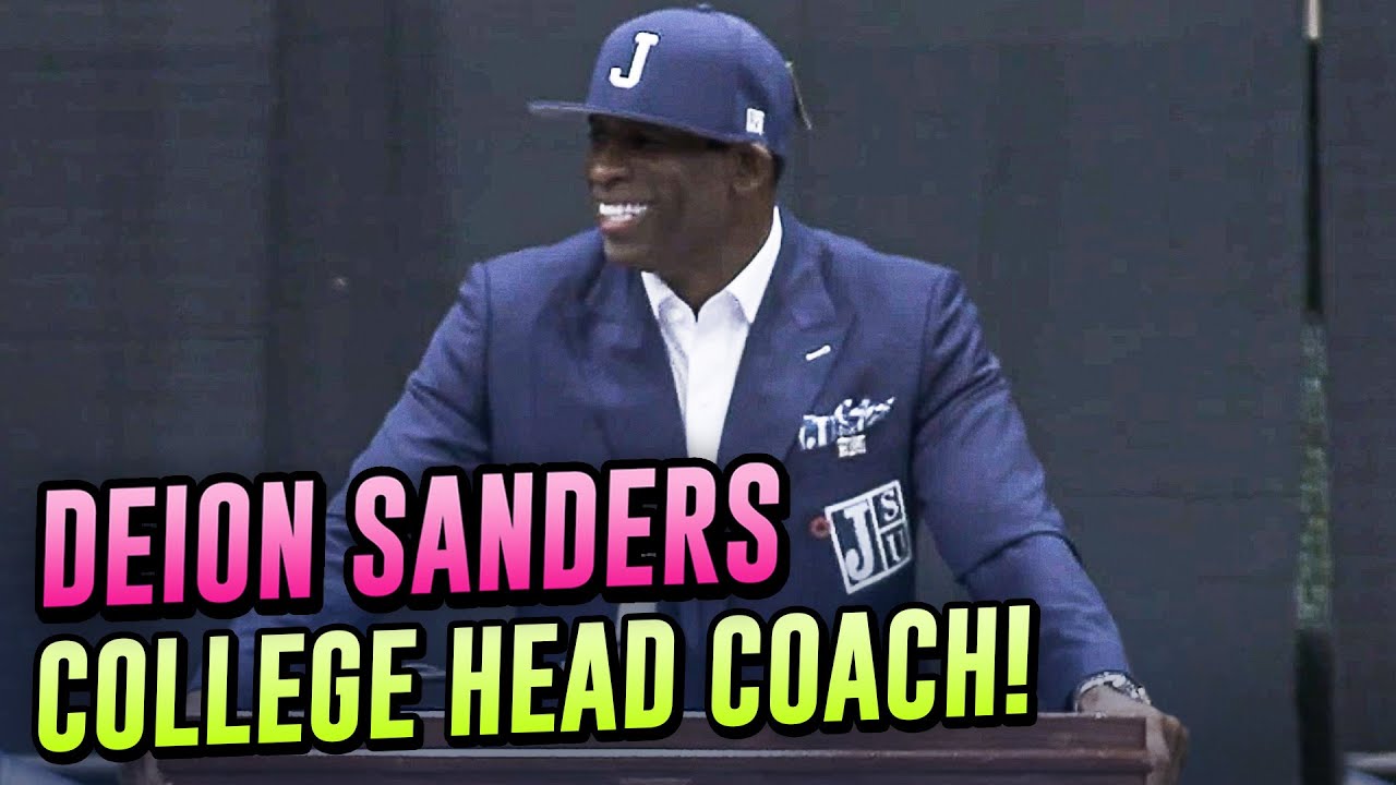 Deion Sanders Is The New Head Coach Of Jackson State Exclusive Look At His 1st Press Conference Youtube