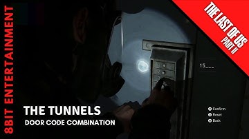 How to Unlock Key Code Door - Last of us Part 2  - The Tunnels