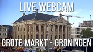 Grote Markt Live Webcam, Groningen City, Netherlands