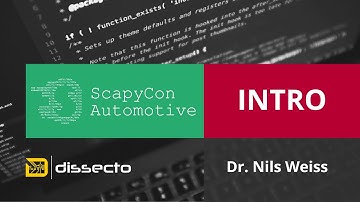 ScapyCon 24 - Welcome to the very first Scapy Conference - Dr. Nils Weiss