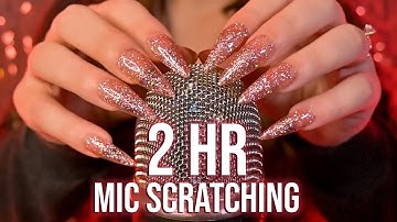 ASMR Mic Scratching Collection 🌟 (No Talking) Different Mics, Covers & Nails!
