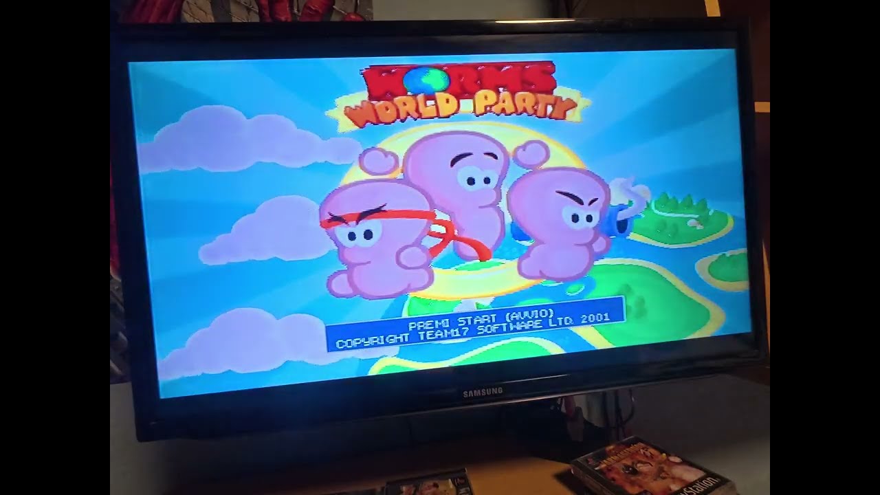 RETRO-GAMING:1 put testiram PSX 1 sa retro igrama Wormsima 1,Armagedon,World Party i Road Rash7.3.26