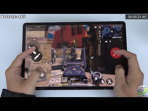 Samsung Tab S8 Plus test game Call of duty Mobile CODM