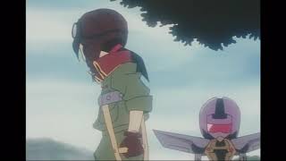Medabots but only when Femjet speaks (English dub)