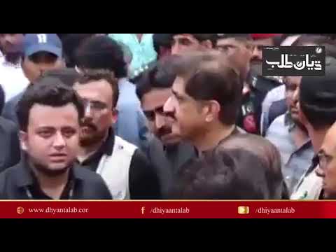 سنڌ جو وڏو وزير مراد شاه حيدرآباد يوم عاشور تي سڪيورٽي انتظام ڏسندي