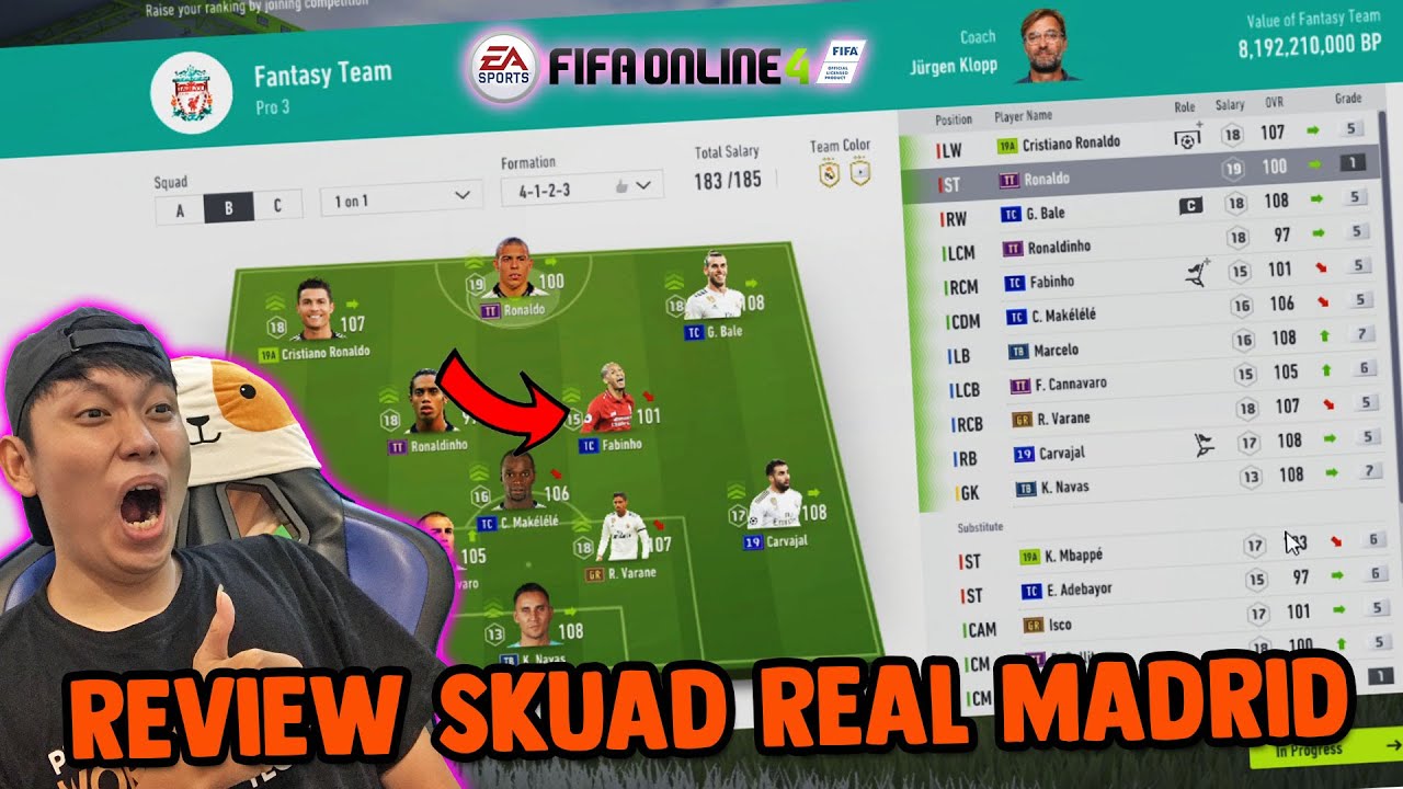 Review Skuad Real Madrid 8 Miliar! – FIFA ONLINE 4