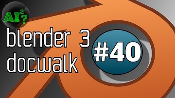 Blender 3 Docwalk #40: User Interface » Tool System