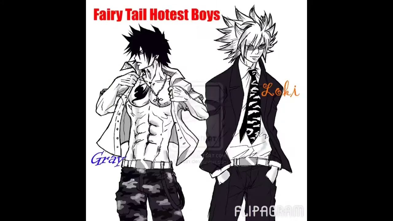 Hot fairy tail boys plus yoai - YouTube