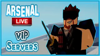 ARSENAL VIP LIVE! ROAD TO 50K! (Link In Description) | Roblox Arsenal LIVE (06/16)