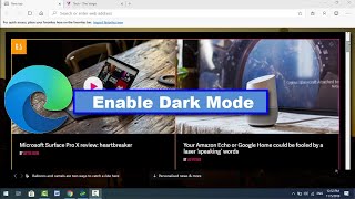 how to force dark mode on webpages in microsoft edge chromium | windows