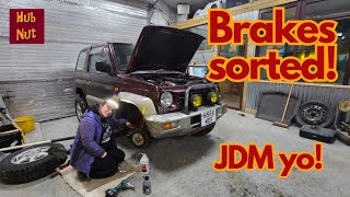 Sorted! Pajero Junior brake caliper refresh