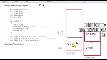 Programming: GATE 2015 Set-3 CS/IT PREVIOUS YEAR SOLUTION
