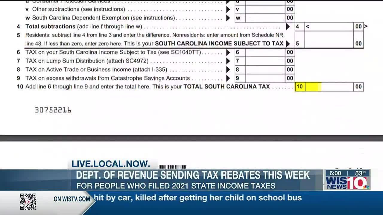 sc-department-of-revenue-sending-tax-rebates-youtube