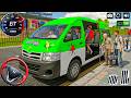 Van Simulator Game 3D: Extreme City Driving &amp; Passenger Real pick drop game - android gameplay